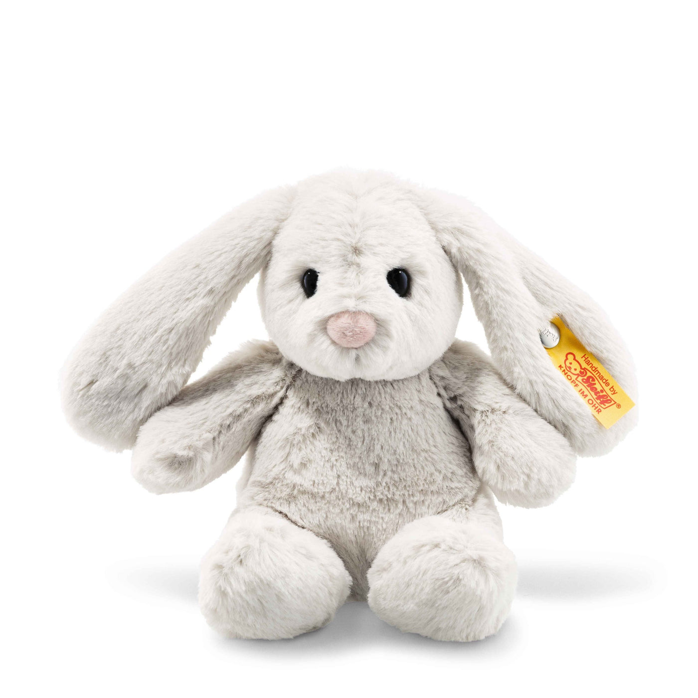 TOY PLUSH RABBIT LIGHT GREY SMALL