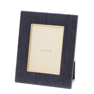 AERIN FRAME DUSK BLUE VELVET