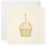BIRTHDAY GREETING MINI CARD "BIRTHDAY CUPCAKE"