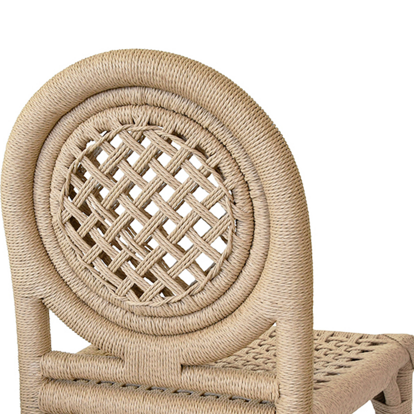 DINING CHAIR ROUND BACK RATTAN