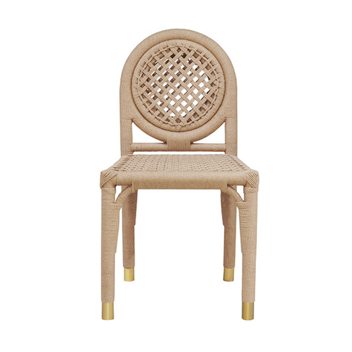 DINING CHAIR ROUND BACK RATTAN #67904