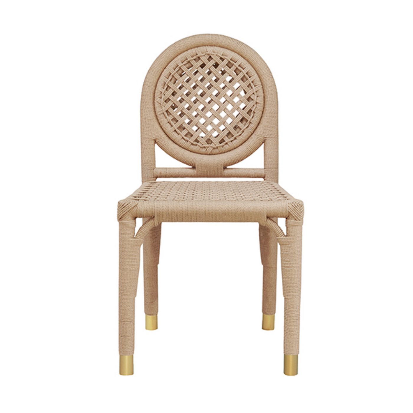 DINING CHAIR ROUND BACK RATTAN