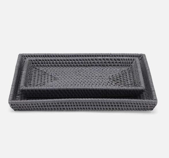 BATH COLLECTION DARK GRAY RATTAN