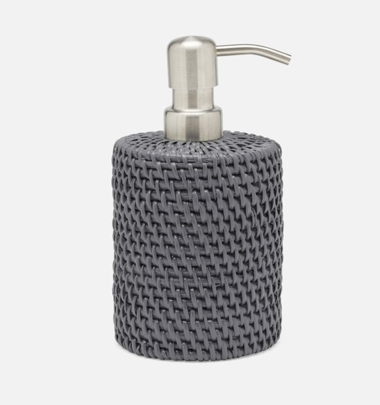 BATH COLLECTION DARK GRAY RATTAN