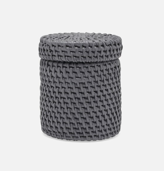 BATH COLLECTION DARK GRAY RATTAN