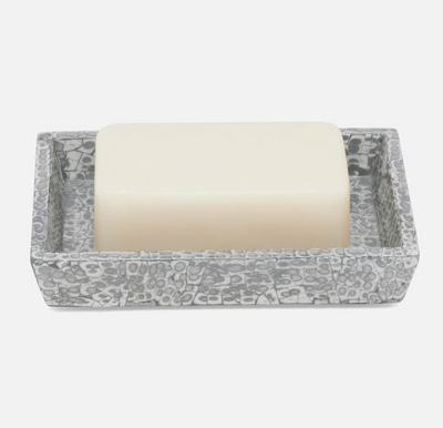 BATH COLLECTION SILVER/WHITE LACQUERED EGGSHELL