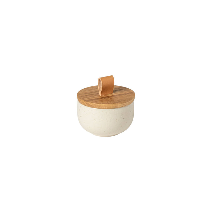 SALT CELLAR WITH OAK LID