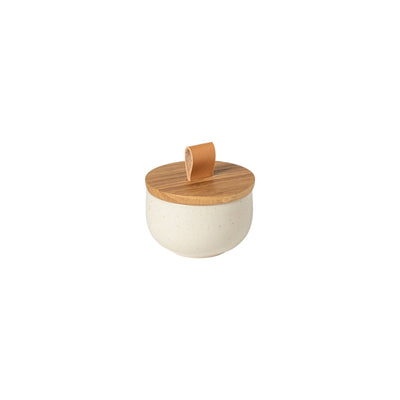 SALT CELLAR WITH OAK LID (Available in 2 Colors)