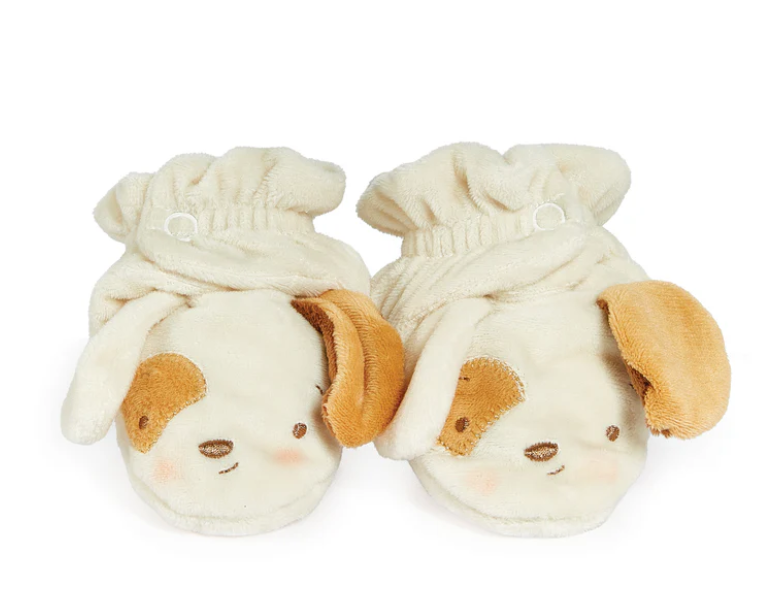 SLIPPERS BLUE PUPPIES 0-6 M