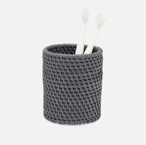 BATH COLLECTION DARK GRAY RATTAN