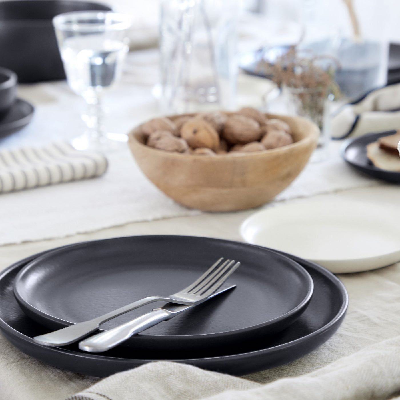 PLATE DINNER SEED GREY #68287