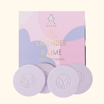 MUSEE SHOWER STEAMERS LAVENDER & LIME