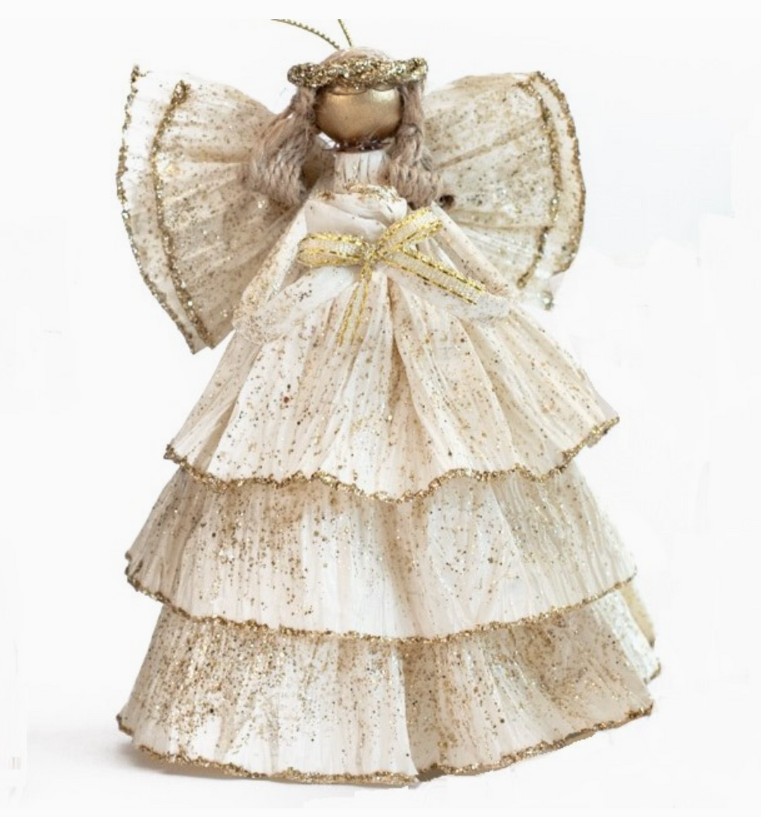 ORNAMENT ANGEL BALLERINA WHITE
