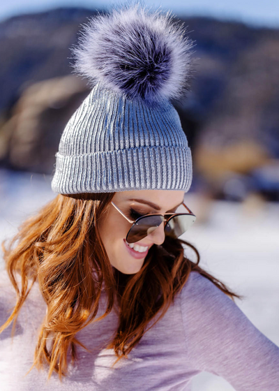 HAT METALLIC WITH POM