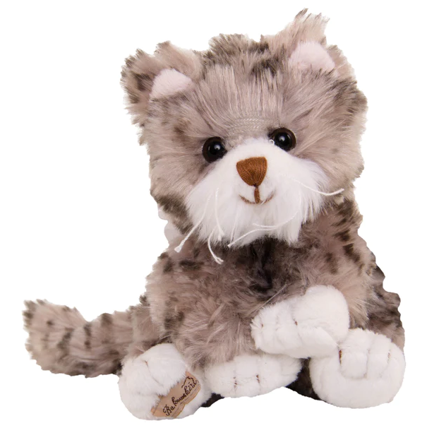 TOY PLUSH LITTLE CAT GREY