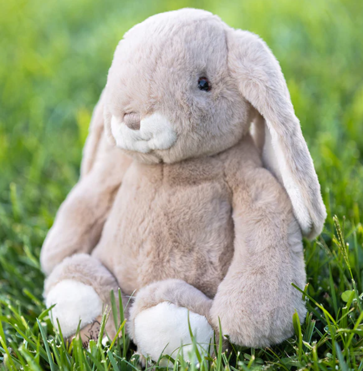 TOY PLUSH BUNNY TAUPE