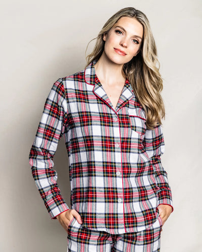 PAJAMA SET LONG WITH RED PIPING