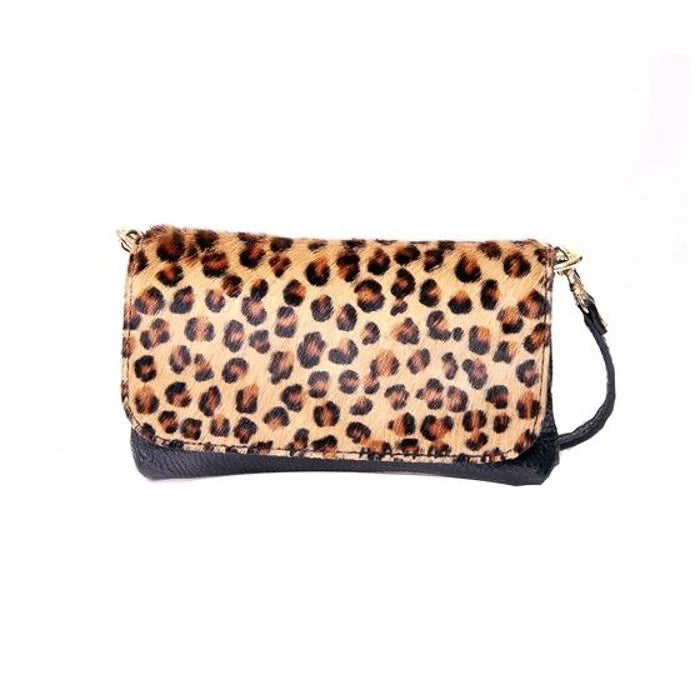 BAG CLUTCH LEATHER COWHIDE (Available in 3 Colors)