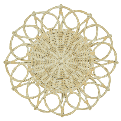 PLACEMAT TWISTED RATTAN 15"