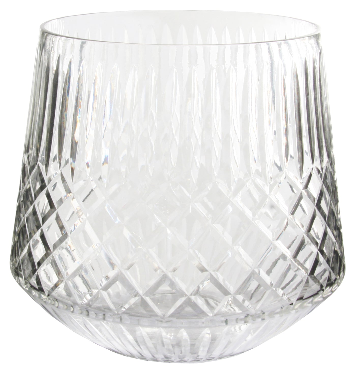 VASE CRYSTAL CUT CLEAR