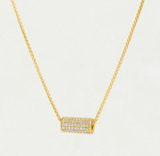 NECKLACE PETIT PAVE MINI TUBE