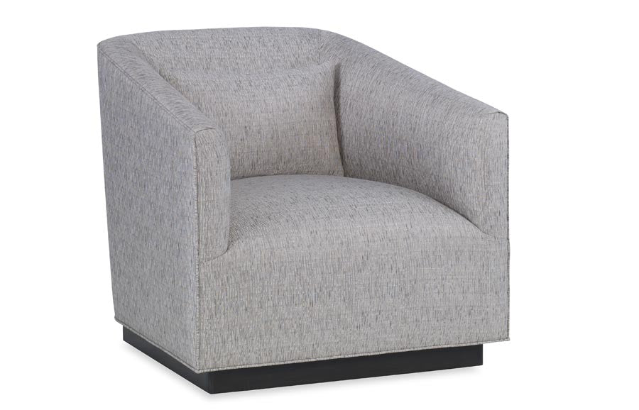 CHAIR SWIVEL & OTTOMAN SIA IN CAPRI STONE #69124