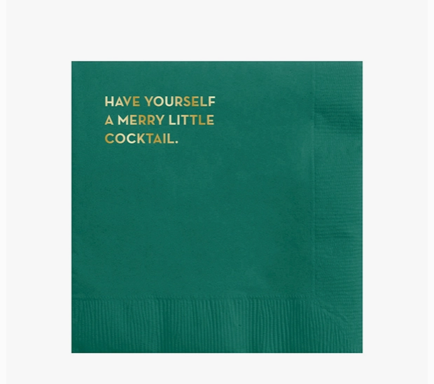 NAPKIN COCKTAIL "MERRY COCKTAIL"