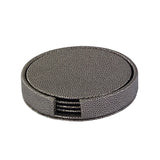 COASTERS S/4 SKATE ROUND W/ HOLDER