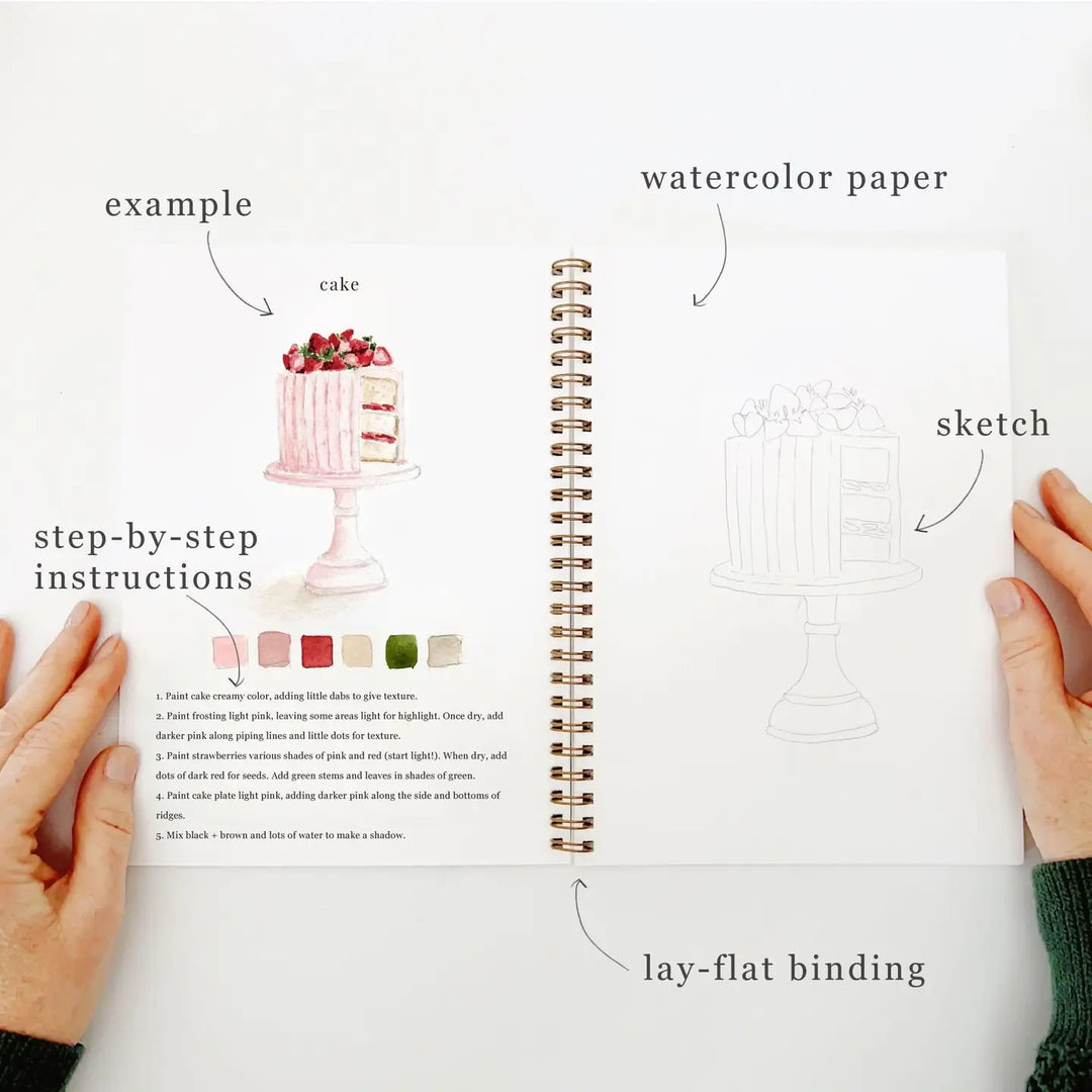 WORKBOOK WATERCOLOR BAKING