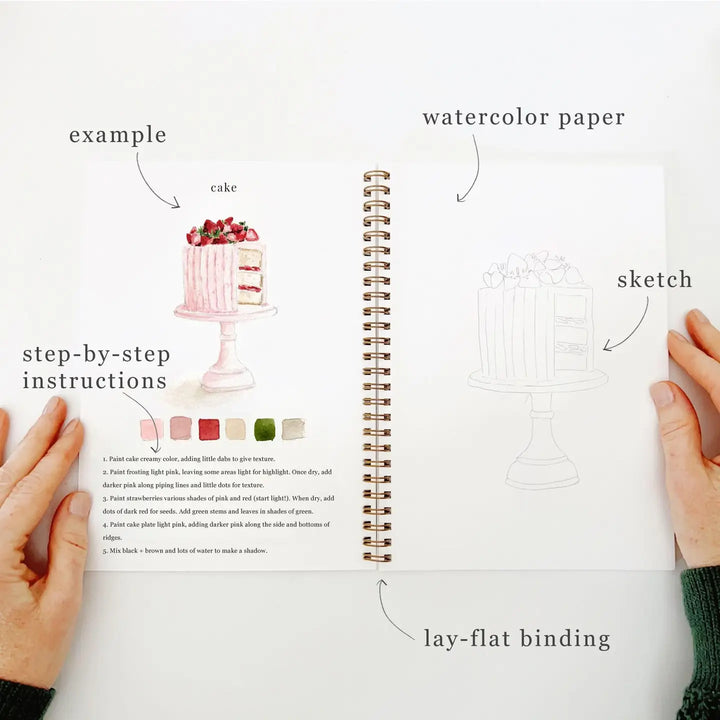 WORKBOOK WATERCOLOR BAKING