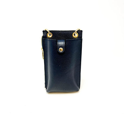 BAG CELL PHONE LEATHER WITH SNAP (Available in 2 Colors)