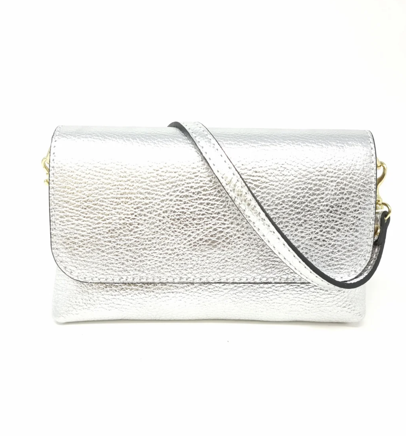 CLUTCH LEATHER WITH GOLD CHAIN (Available in 6 Colors)