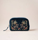 MAKEUP BAG WILD ZEBRA PALM