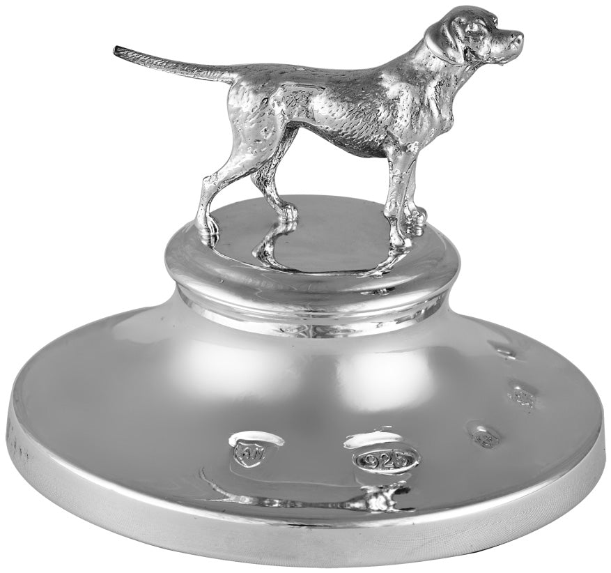PAPERWEIGHT DOG ENGLISH STERLING