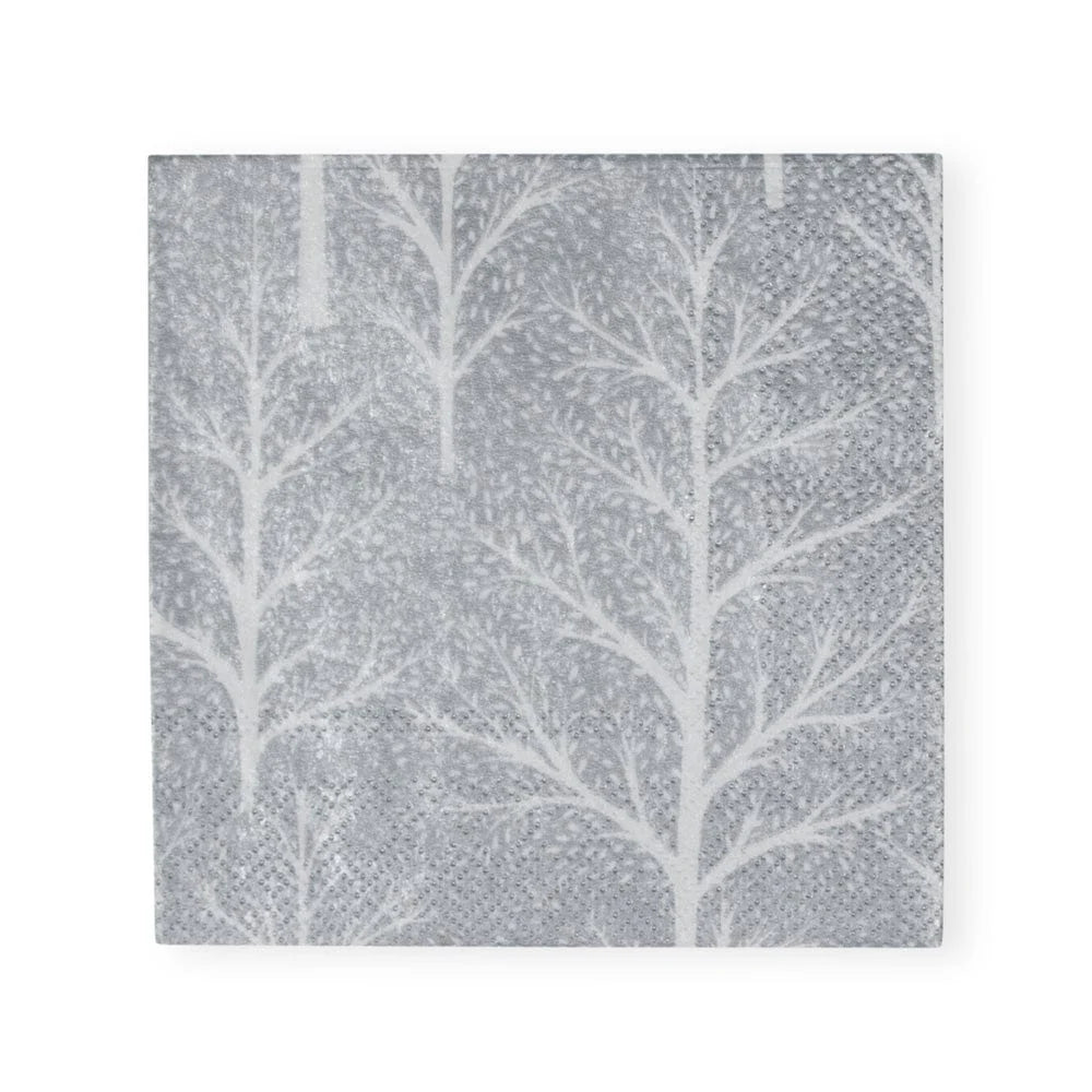 NAPKIN COCKTAIL WINTER TREES