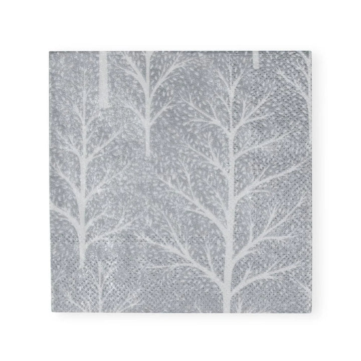 NAPKIN COCKTAIL WINTER TREES