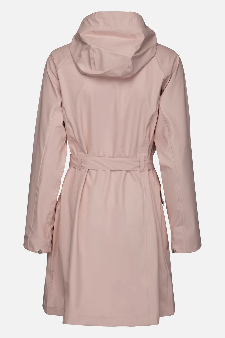 RAINCOAT WITH BELT ADOBE ROSE (NRD)