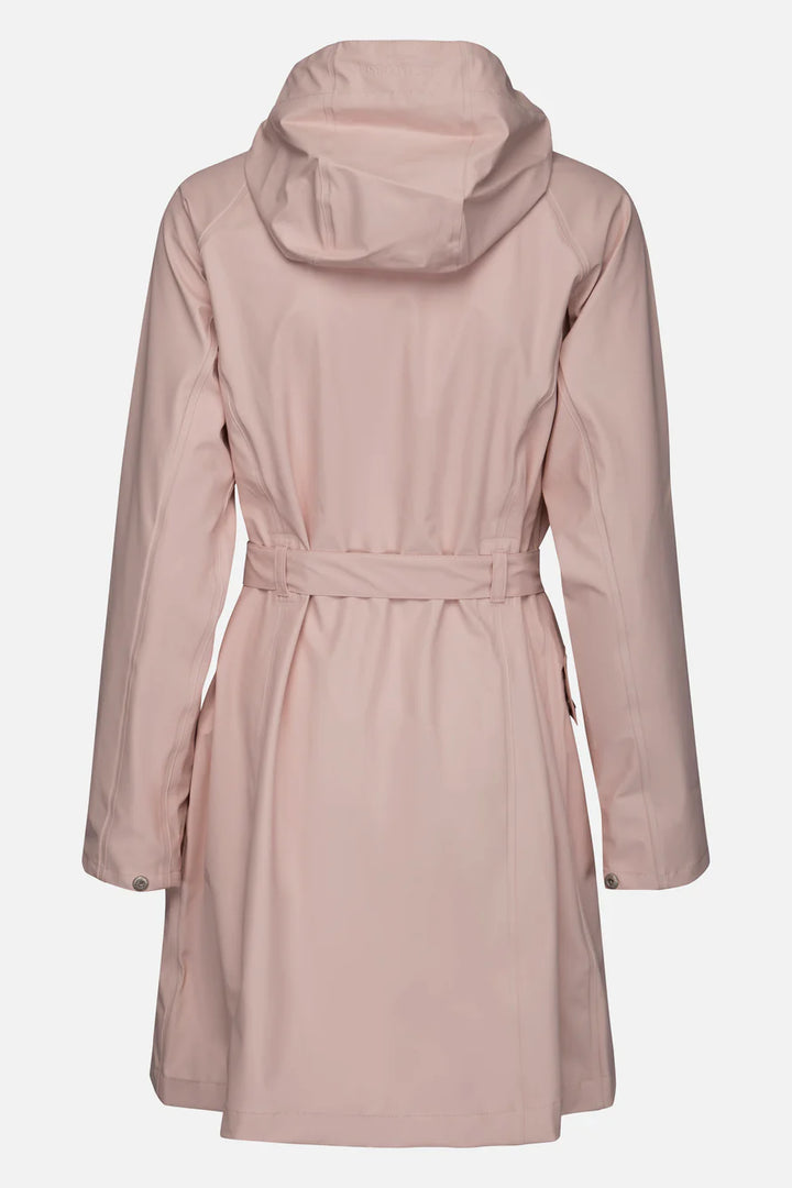 RAINCOAT WITH BELT ADOBE ROSE (NRD)