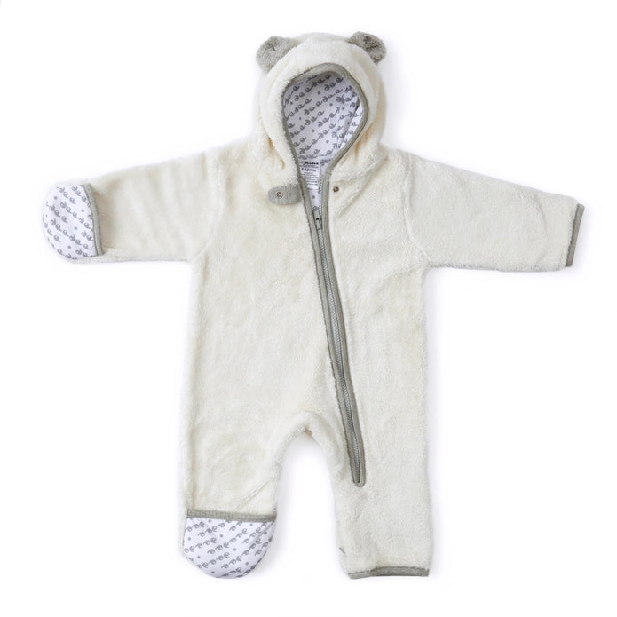 BUNTING FURRY BEAR IVORY 6-12 M #48952