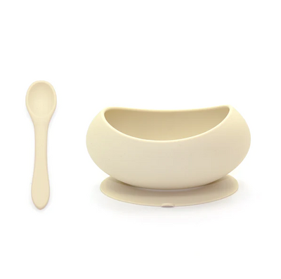 BABY BOWL & SPOON - SET OF 2 (Available in 3 Colors)
