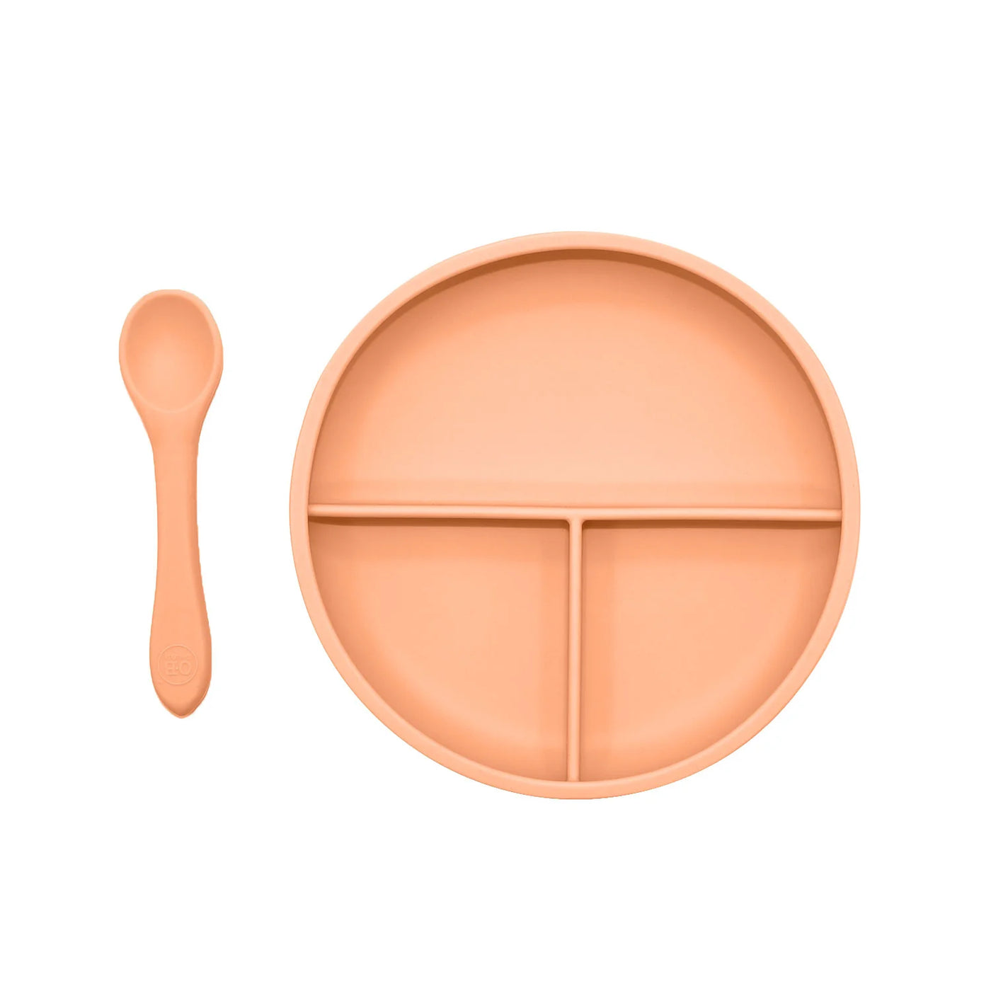 PLATE & SPOON DIVIDED S/2