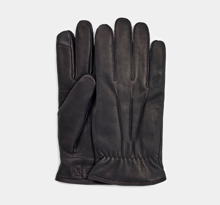 GLOVES MEN'S 3 POINT LEATHER BLACK #69687
