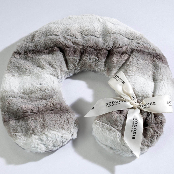 NECK PILLOW LAVENDER PLATINUM ANGORA #69794