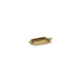 SERVING TRAY POLISHED BRASS GOLD