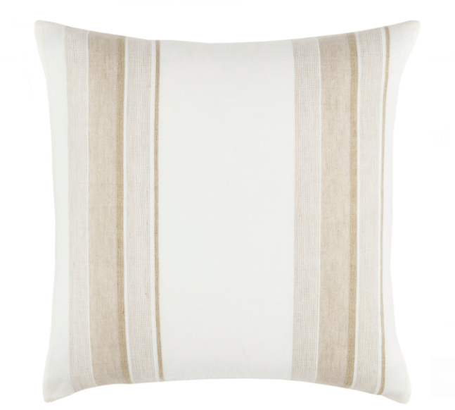 SHAM NAPA STRIPE LINEN NATURAL
