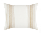 SHAM NAPA STRIPE LINEN NATURAL