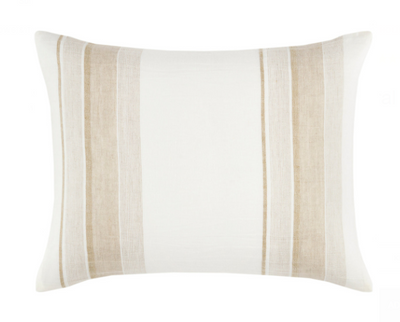 SHAM NAPA STRIPE NATURAL LINEN (Available in 2 Sizes)