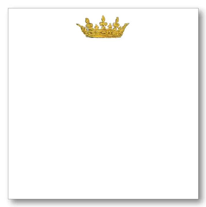 NOTE BLOCK CROWN GOLD