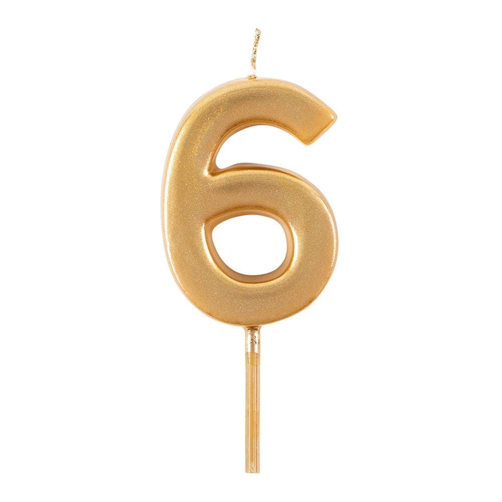 CANDLES BIRTHDAY GOLD