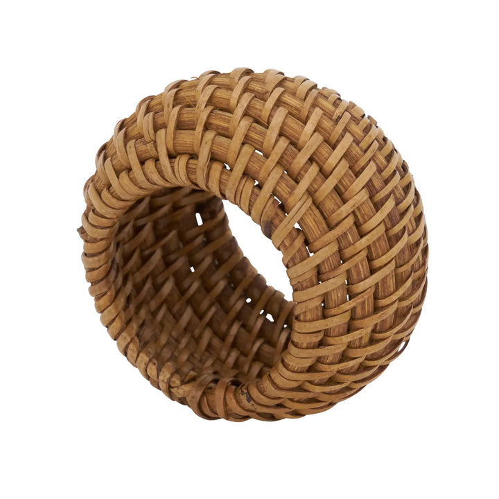 NAPKIN RING WOVEN RATTAN 2.4"